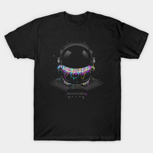 Astronaut with colorful paint T-Shirt